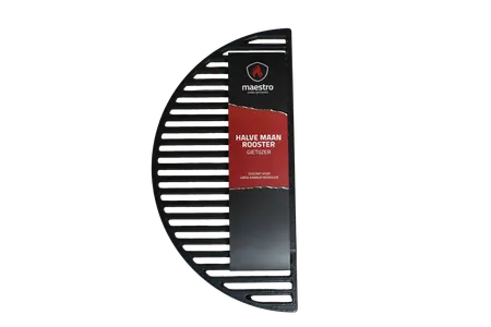 Gietijzer halve maan rooster - large - afbeelding 2