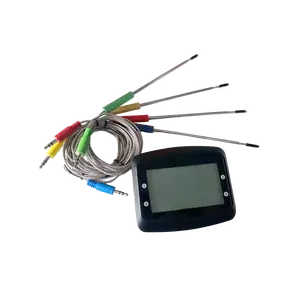 Maestro BBQ digitale thermometer 4 probes RVS 2x AAA excl.