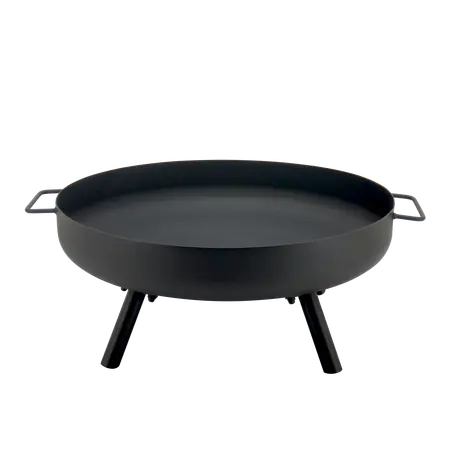Vuurschaal op pootjes en handvat D 60 x H 25 cm