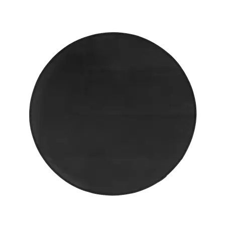 Vuurvaste BBQ mat zwart - D120 cm - afbeelding 1